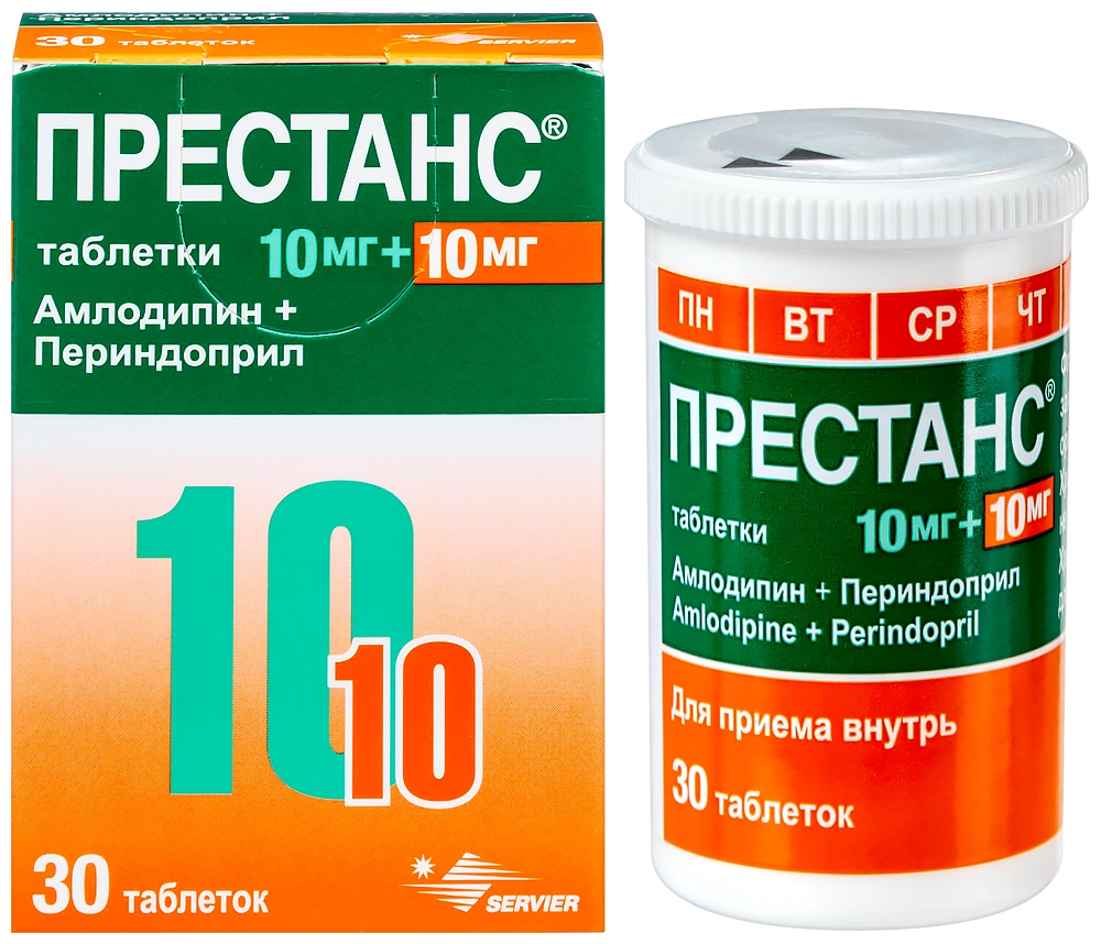 Престанс цена в Анжеро-Судженске от 1101.30 руб., купить Престанс в Анжеро- Судженске в интернет‐аптеке, заказать