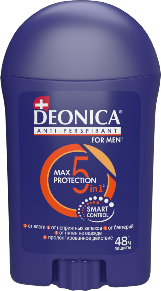 Изображение товара Deonica for men антиперспирант-стик 5 protection 40 мл