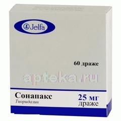 СОНАПАКС 0,025 N60 ТАБЛ П/О - цена 476 руб., купить в интернет аптеке в Москве СОНАПАКС 0,025 N60 ТАБЛ П/О, инструкция по применению