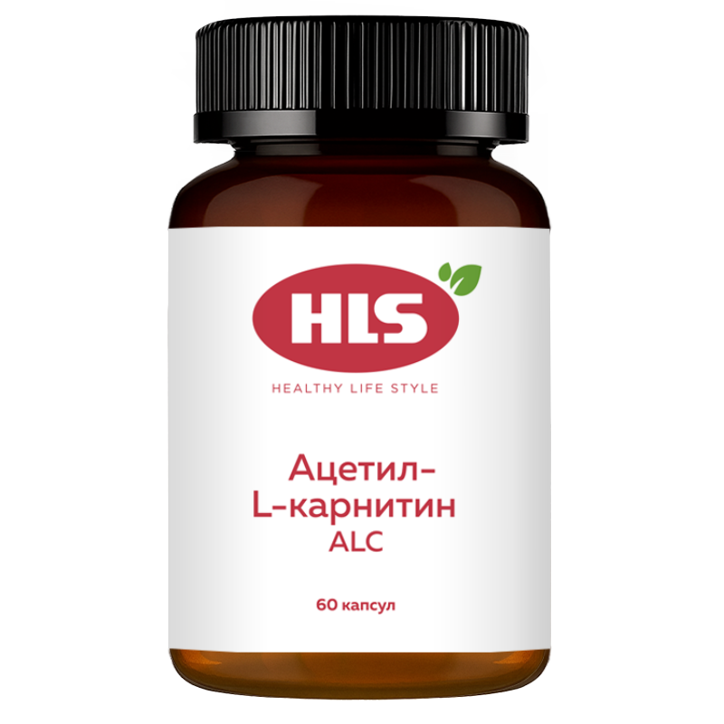 Изображение товара Hls ацетил-L-карнитин alc 60 капсул по 850 мг от erkaфарм