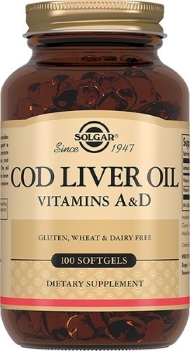 Изображение товара Солгар жир из печени норвежской трески 100 капсул