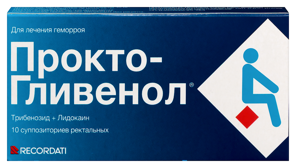 Изображение товара Прокто-гливенол 10 шт. суппозитории ректальные для лечения геморроя Изображение товара Прокто-гливенол 10 шт. суппозитории ректальные для лечения геморроя