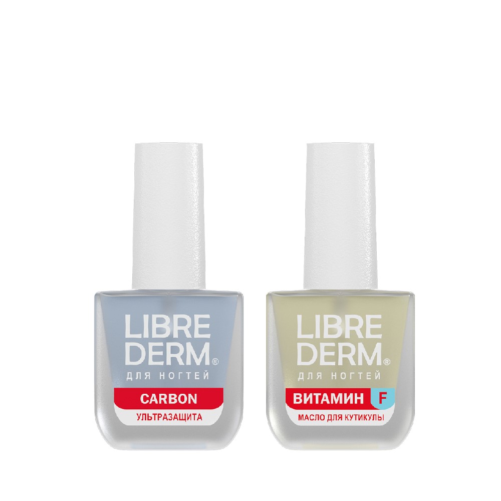 Изображение товара Набор ЛИБРИДЕРМ: масло для кутикулы и ногтей + лак для ногтей Ультразащита