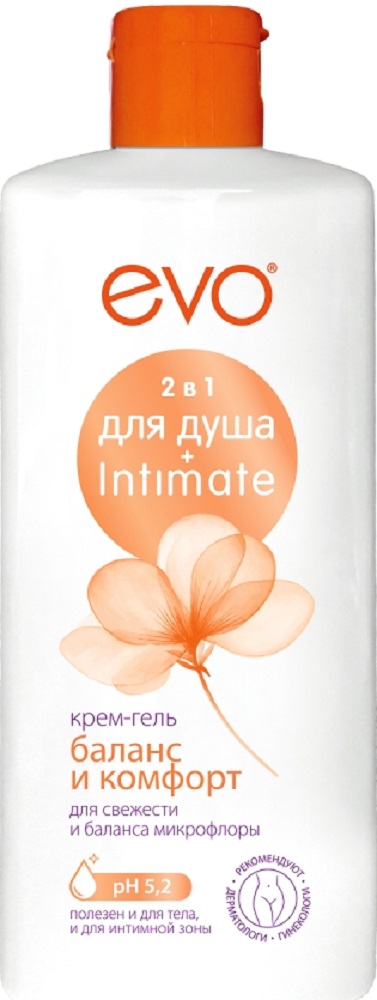 Изображение товара Evo крем-гель 2 в 1 для душа и интимной гигиены 400 мл