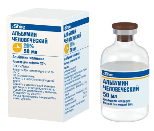 АЛЬБУМИН ЧЕЛОВЕЧЕСКИЙ 20% 50МЛ N1 ФЛАК Р-Р Д/ИНФ инструкция по применению