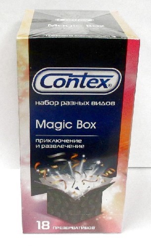 CONTEX ПРЕЗЕРВАТИВ  MAGIC BOX НАБОР ПРИКЛЮЧЕНИЕ И РАЗВЛЕЧЕНИЕ N18 инструкция по применению