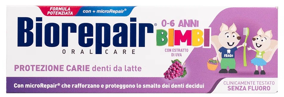 Изображение товара Biorepair kids зубная паста с экстрактом винограда для детей 50 мл Изображение товара Biorepair kids зубная паста с экстрактом винограда для детей 50 мл