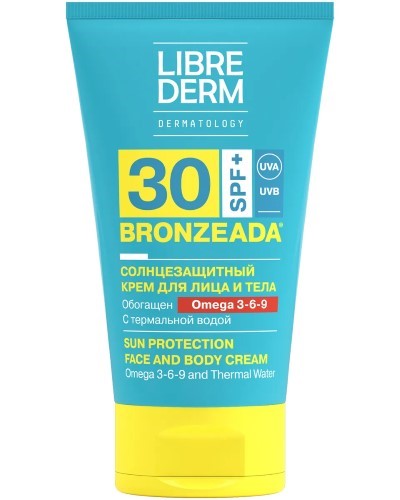 Изображение товара Librederm bronzeada солнцезащитный крем SPF30 150 мл для чувствительной кожи
