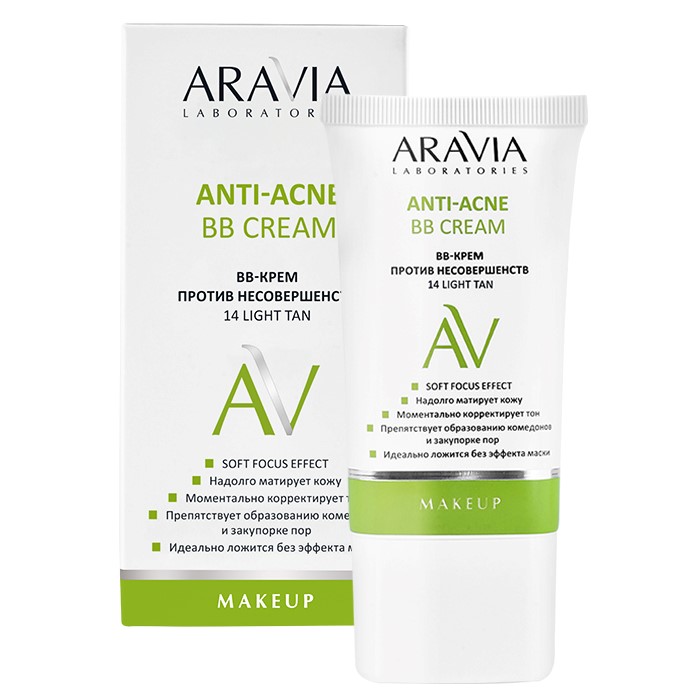 Изображение товара Aravia laboratories anti-acne bb-крем против несовершенств 50 мл/14 light tan