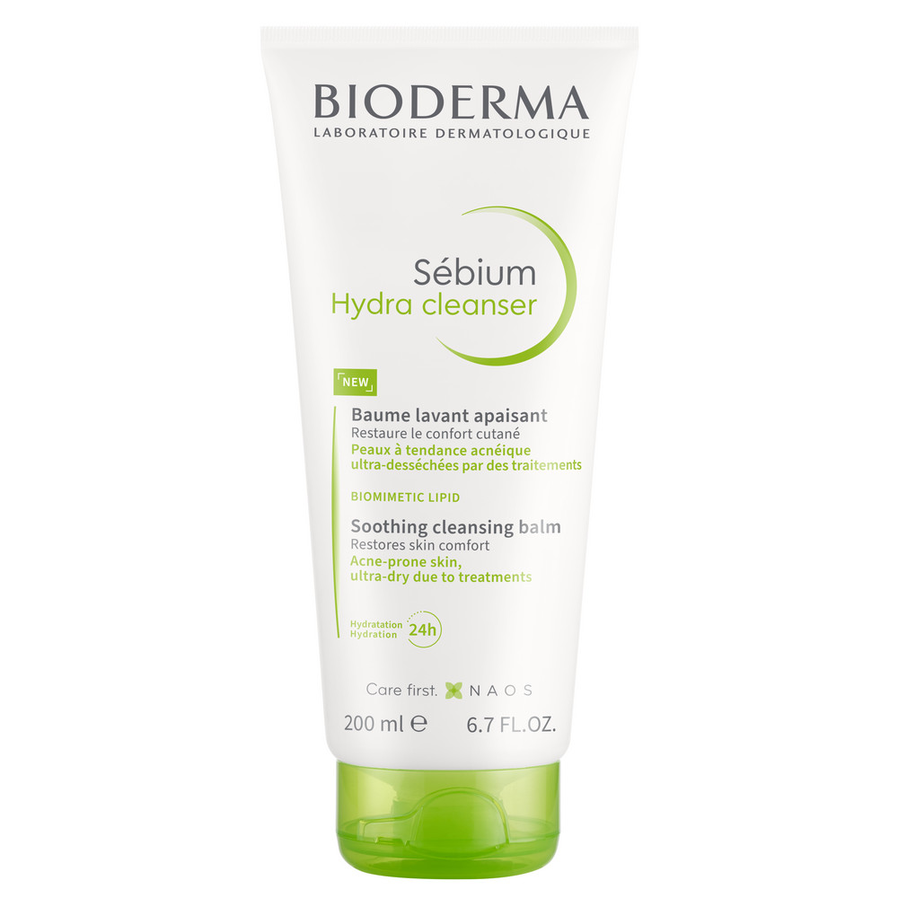 Изображение товара Bioderma Sebium Балзам успокаивающий очищающий Hydra 200 мл для сухой и проблемной кожи