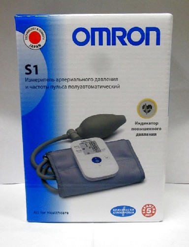 ТОНОМЕТР OMRON S1 ПОЛУАВТОМАТ инструкция по применению