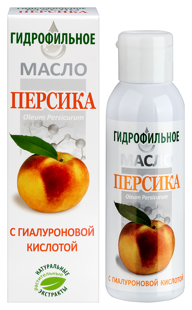 Изображение товара Масло персика гидрофильное с гиалуроновой кислотой 100 мл