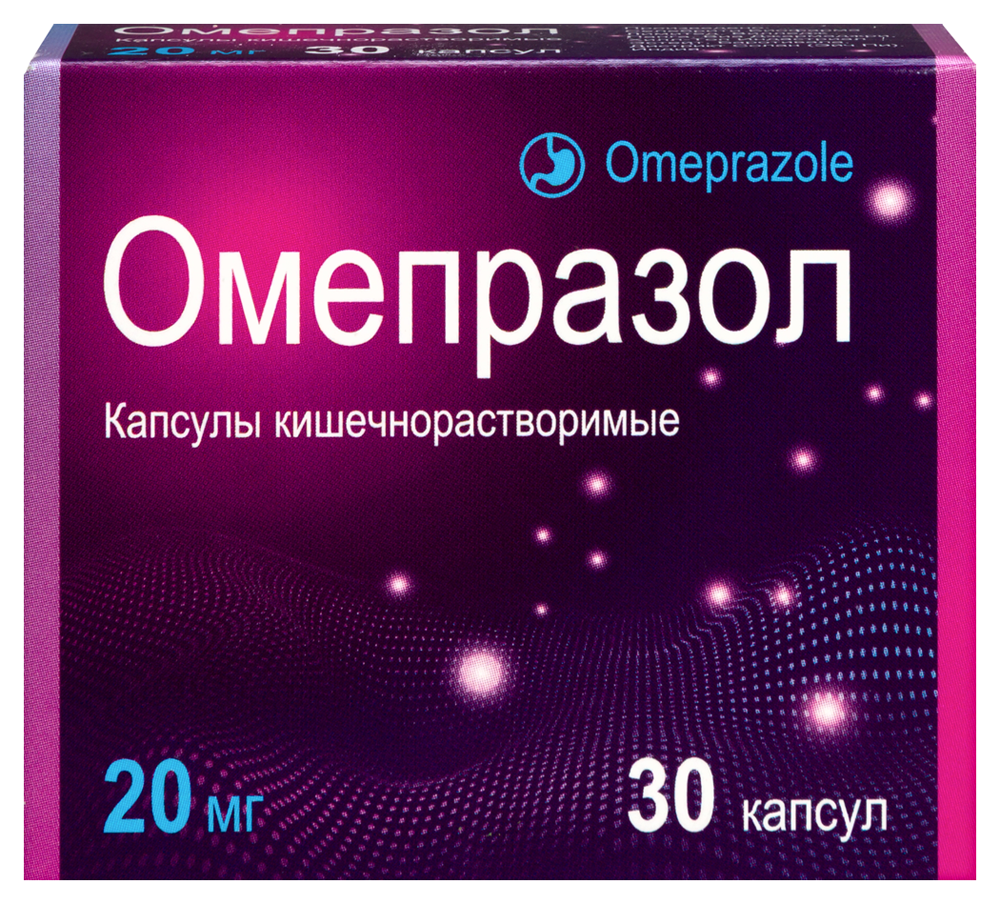 Изображение товара Омепразол 20 мг капсулы кишечнорастворимые 30 шт. Изображение товара Омепразол 20 мг капсулы кишечнорастворимые 30 шт.