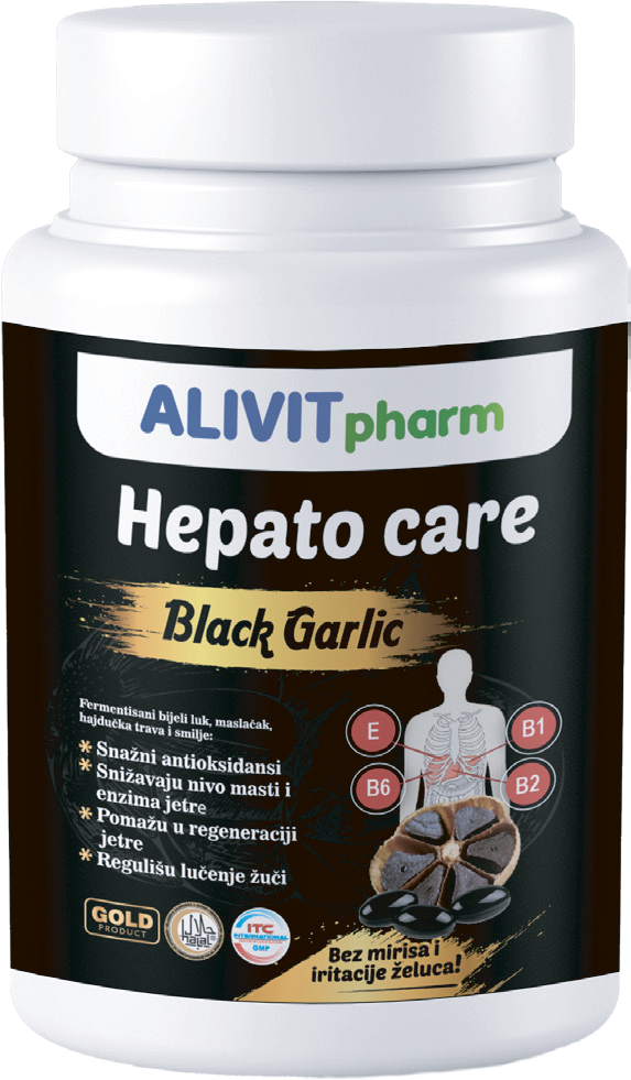 Изображение товара Черный чеснок поддержка печени alivitpharm капсулы 90 шт 408,9 мг натуральный витаминный комплекс