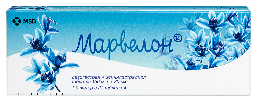 Марвелон 21 шт. таблетки инструкция по применению