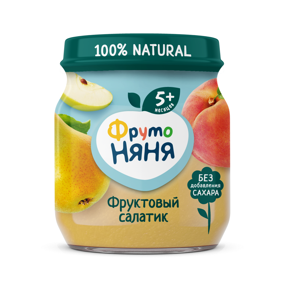 Изображение товара Фрутоняня пюре «фруктовый салатик» 100 гр