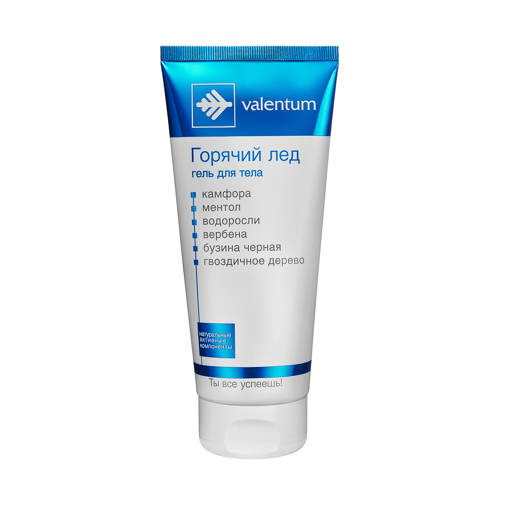 Изображение товара Valentum гель для тела горячий лед 200 мл для снятия мышечного дискомфорта