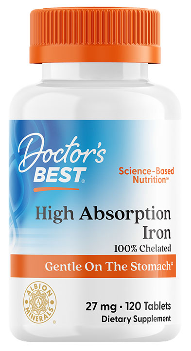 Изображение товара Доктор бэст хелат железа 120 шт. таблетки массой 460 мг