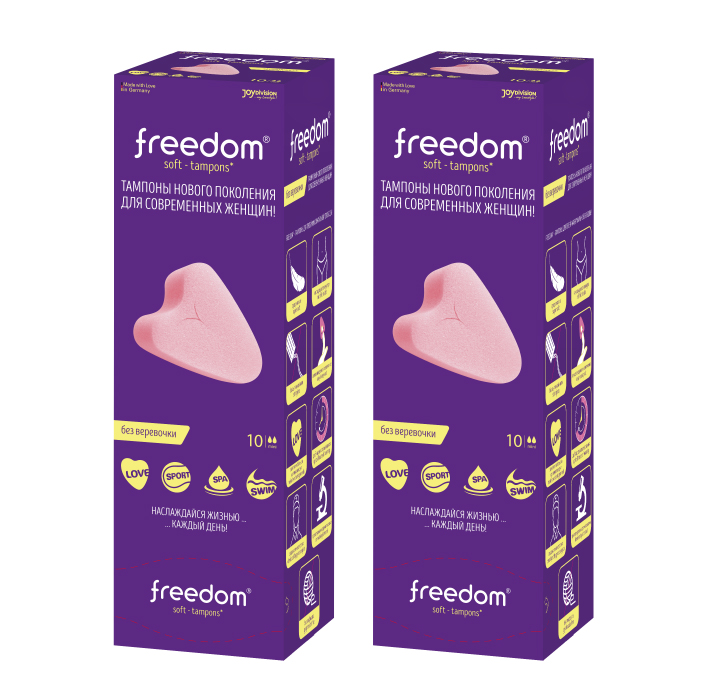 Изображение товара Набор из 2-х упаковок FREEDOM тампоны mini №10
