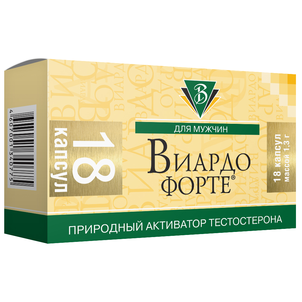 Виардо форте 18 шт. капсулы - цена 381 руб., купить в интернет аптеке в  Москве Виардо форте 18 шт. капсулы, инструкция по применению