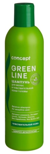 Шампунь для волос и чувствительной кожи головы concept