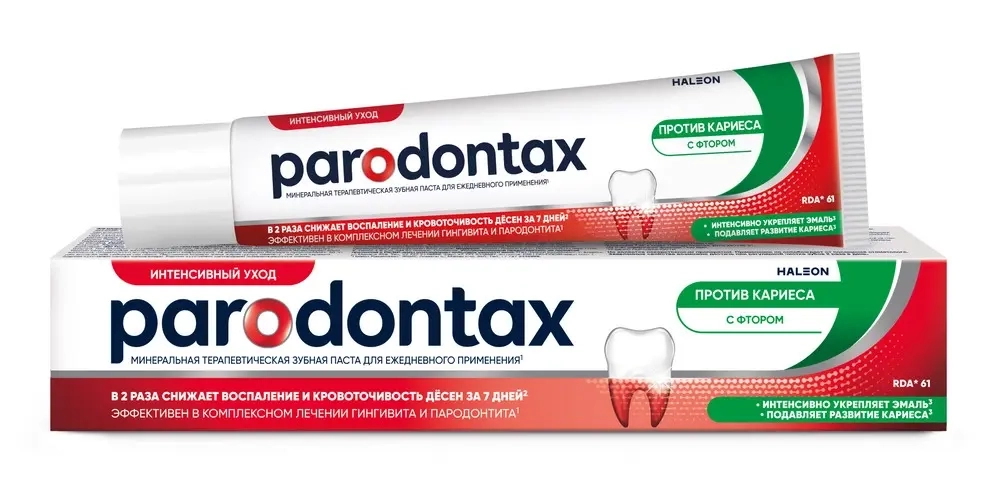 Parodontax зубная паста с фтором 75 мл инструкция по применению