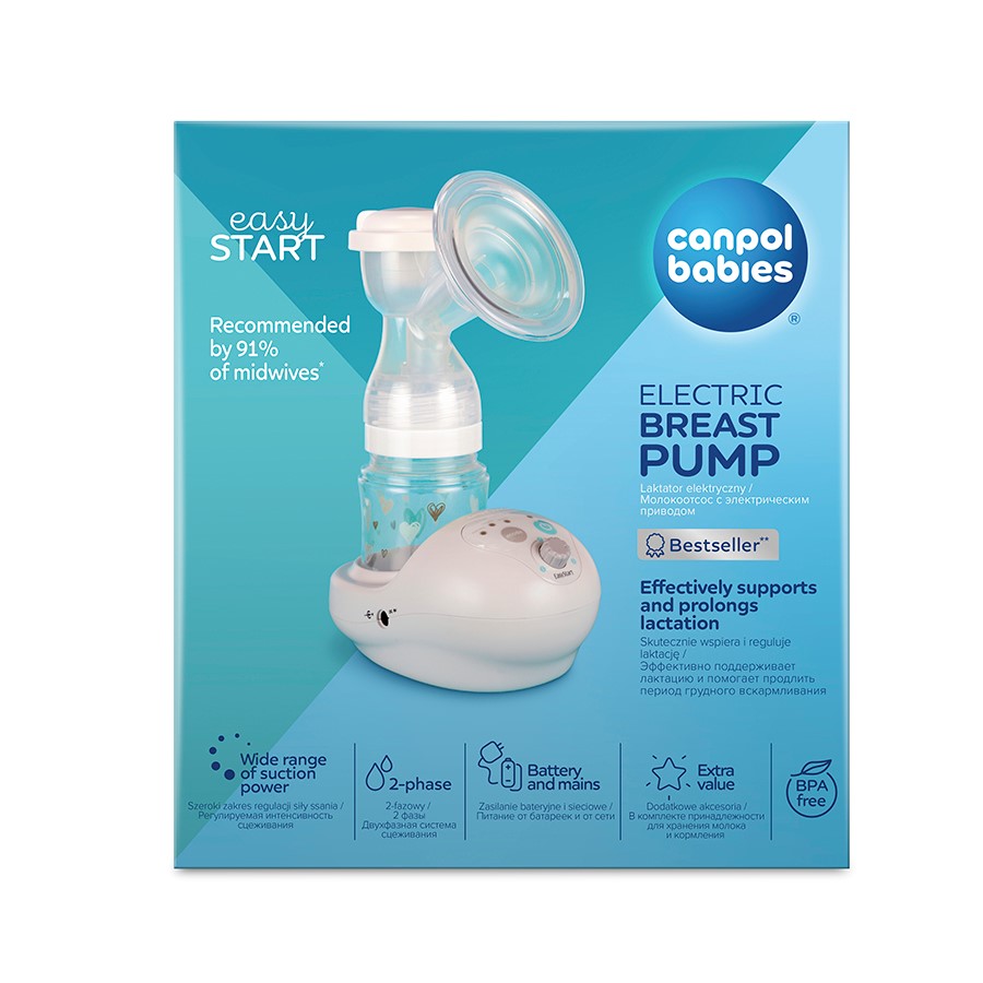 Canpol babies молокоотсос easystart электрический - цена 5981.40 руб.,  купить в интернет аптеке в Ставрополе Canpol babies молокоотсос easystart  электрический, инструкция по применению