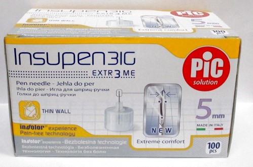 Изображение товара Иглы insupen 31g 3/16 для шприц-ручек 100 шт