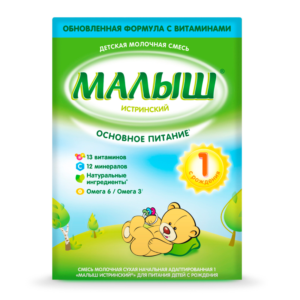 Изображение товара Молочная сухая смесь для младенцев Малыш истринский-1 350 г