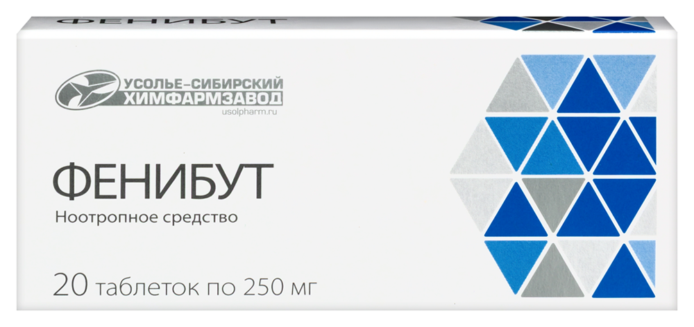 Изображение товара Фенибут 250 мг 20 шт. таблетки для лечения тревожных состояний Изображение товара Фенибут 250 мг 20 шт. таблетки для лечения тревожных состояний