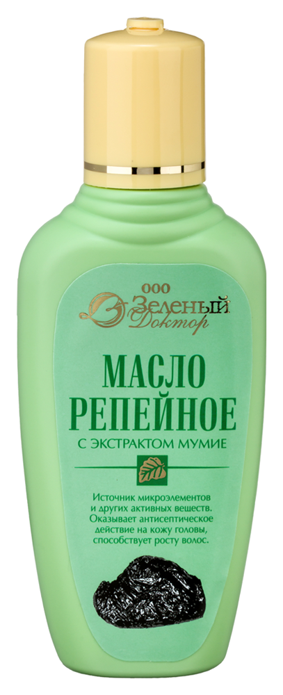 Изображение товара Зеленый доктор репейное масло с экстрактом мумие 100 мл