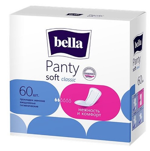 Изображение товара Bella panty soft classic ежедневные прокладки 60 шт.