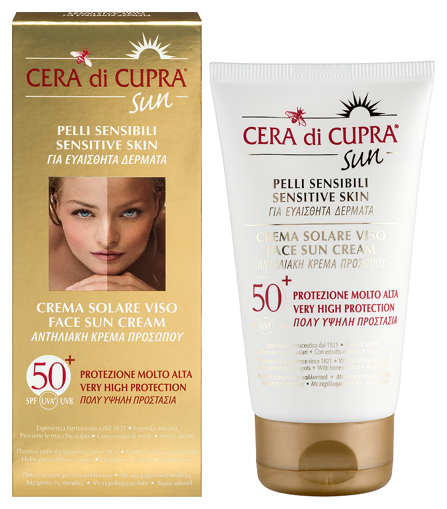 Изображение товара Cera di Cupra крем солнцезащитный для лица SPF50+ 75 мл