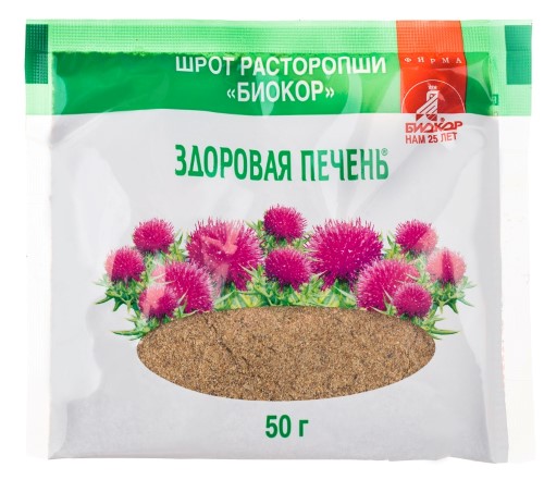 Изображение товара Расторопша шрот биокор 50 гр