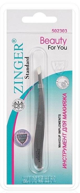 Изображение товара Zinger пинцет скошенный 86119 bfy