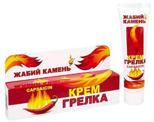 Изображение товара Жабий камень крем-грелка массажный для тела с согревающим эффектом 50 гр
