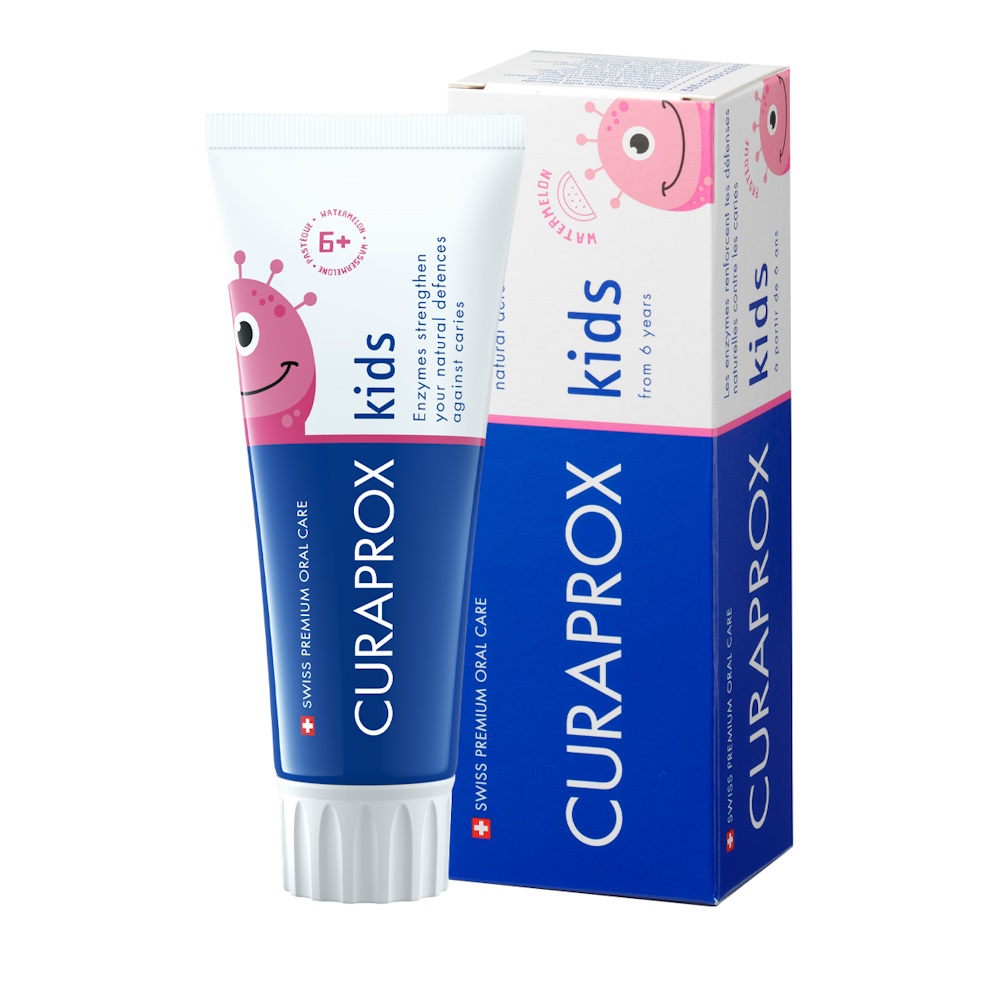 Изображение товара Curaprox kids зубная паста для детей со вкусом арбуза 60 мл