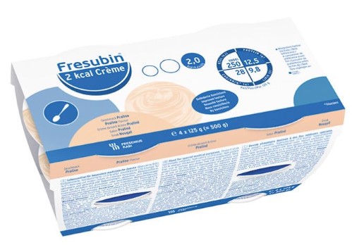 Изображение товара Фрезубин крем 2 ккал смесь пралине 125 г 4 шт диетическая смесь для взрослых и детей