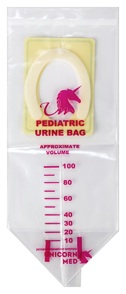 Изображение товара Мочеприемник одноразовый стерильный педиатрический 100 мл 1 шт.