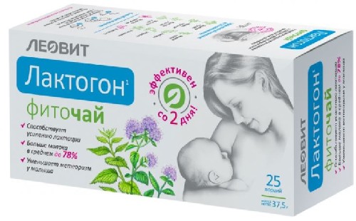 Изображение товара Леовит фиточай лактогон 1,5 25 шт. пак