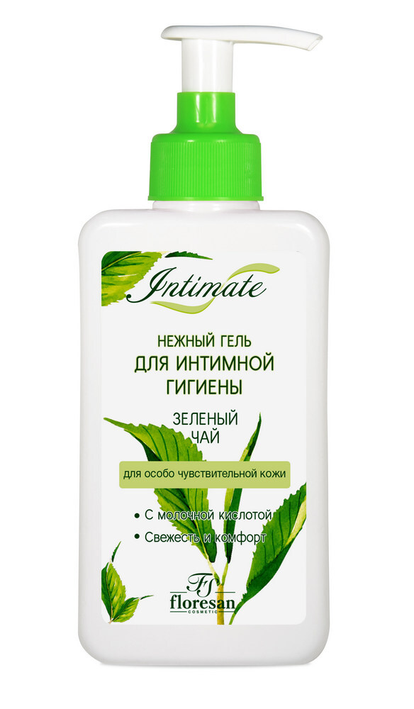 Изображение товара Floresan фруктовая симфония гель для интимной гигиены нежный зеленый чай 250 мл