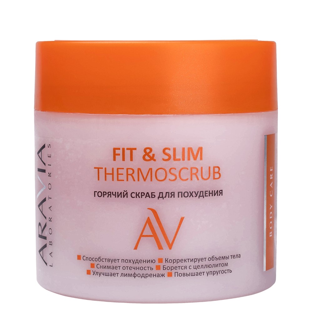 Изображение товара Aravia laboratories скраб для похудения горячий fit&slim thermoscrub 300 мл