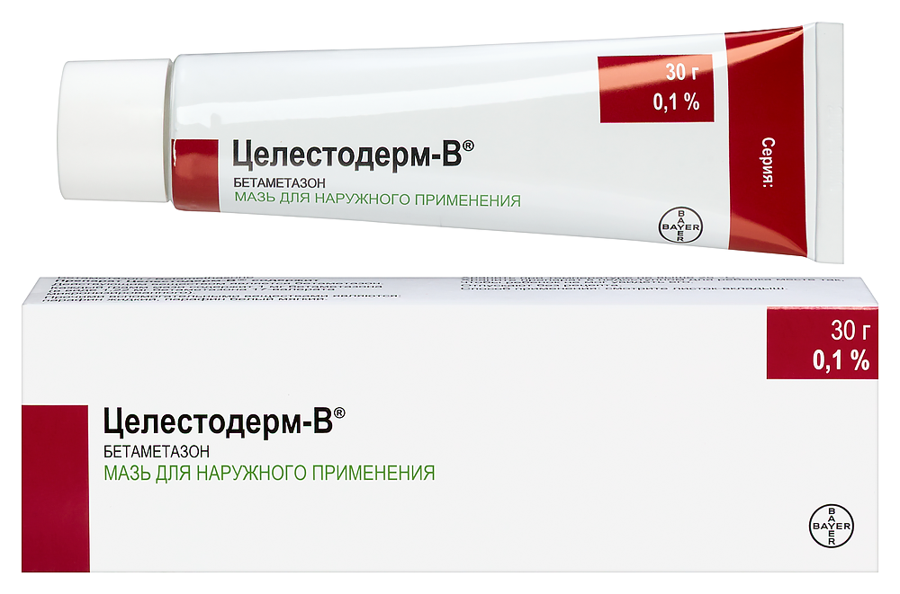 Изображение товара Целестодерм-В 0,1% мазь для воспалений кожи 30 гр