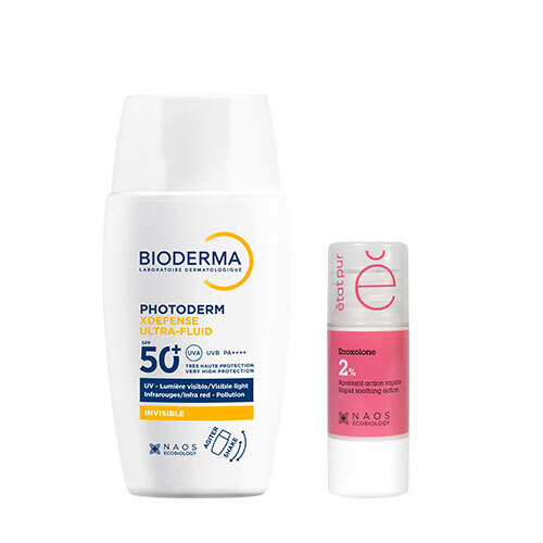 Изображение товара Набор Bioderma Photoderm Xdefense Флюид Солнцезащитный Для Всех Типов Кожи Spf50+ 40мл + Etat Pur Сыворотка С Эноксолоном 15мл