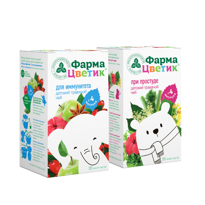 Изображение товара Набор ФАРМАЦВЕТИК ДЛЯ ИММУНИТЕТА фильтр-пакеты + ФАРМАЦВЕТИК ПРИ ПРОСТУДЕ фильтр-пакеты