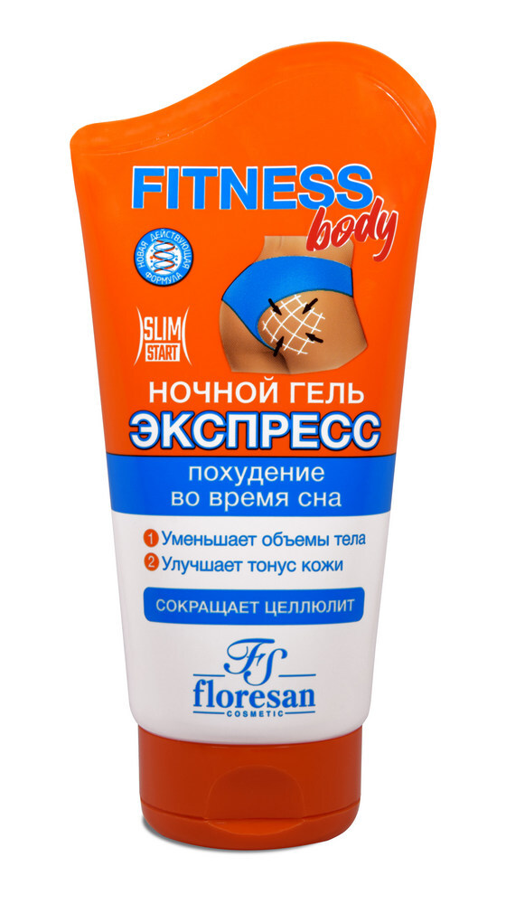 Изображение товара Floresan фитнес body ночной гель экспресс для похудения и уменьшения объемов тела 125 мл