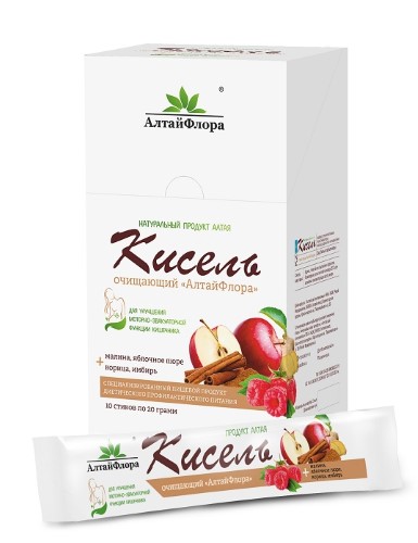 Изображение товара Кисель очищающий алтайфлора 20 гр 10 шт - натуральный продукт для кишечника