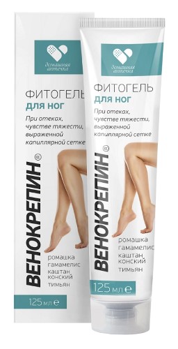 Изображение товара Венокрепин фитогель для ног 125 мл