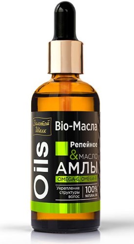 Изображение товара Золотой шелк bio-масла репейное&масло амлы 100 мл