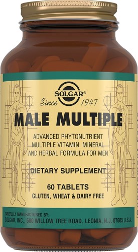 Изображение товара Солгар мультивитаминный комплекс для мужчин 60 таблеток для здоровья энергии и иммунитета